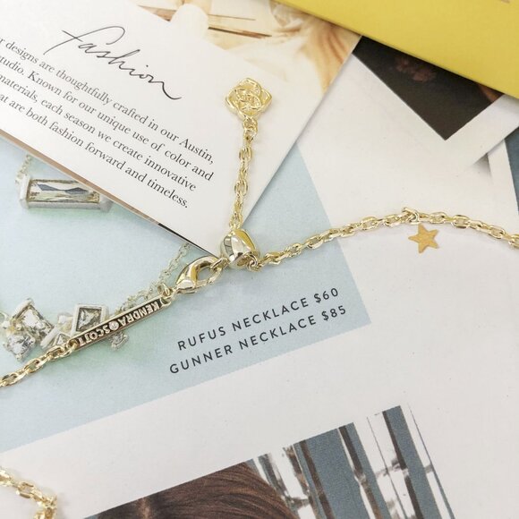 New Cailin Golden Yellow Crystal Necklace Gold - Picture 2 of 4